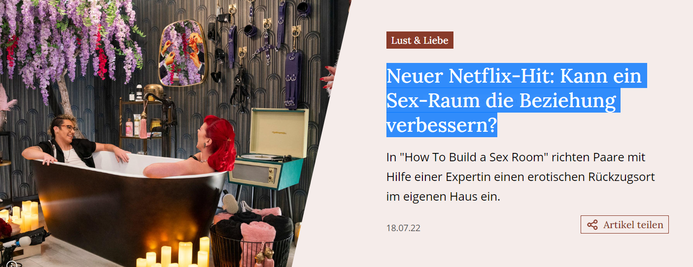 Monika Seidel im Interview in der Presse / Freizeit Beilage
